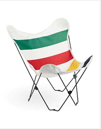 HBC Butterfly Chair in Hudson's Bay Colours