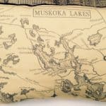 Muskoka Map Pillow